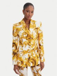 Versace Jeans Couture Marynarka 80HAQ702 NS756 Biały Slim Fit. Białe marynarki i żakiety Versace Jeans Couture, bez wzorów, z jeansu, bez ramiączek. Za 2,839.00 zł.