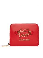 LOVE MOSCHINO Portfel JC5734PP0MKG0500 Czerwony. Czerwone portfele Love Moschino, bez wzorów, ze skóry. Za 399.99 zł.