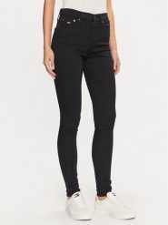 Tommy Jeans Jeansy Nora DW0DW19935 Czarny Skinny Fit. Czarne jeansy Tommy Jeans, bez wzorów, z bawełny. Za 319.99 zł.