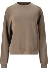 Bluza damska Athlecia Jillnana. Brązowe bluzy bez kaptura Athlecia, l, bez wzorów, z elastanu, bez kaptura, na fitness i siłownię. Za 259.00 zł.