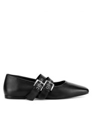 Gino Rossi Baleriny ALIYA- 116930 Czarny. Czarne baleriny Gino Rossi, bez wzorów, bez obcasa, bez zapięcia. Za 279.99 zł.