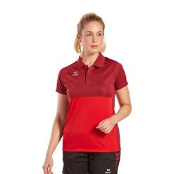 Damska koszulka polo Erima Six Wings. Czerwone t-shirty sportowe Erima, l, bez wzorów, bez ramiączek, do piłki nożnej. Za 188.50 zł.