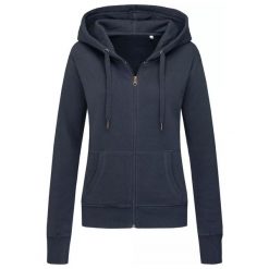 Damska Bluza Z Kapturem Select Plain. Niebieskie bluzy Stedman, bez wzorów, z kapturem, trekkingowe. Za 204.99 zł.