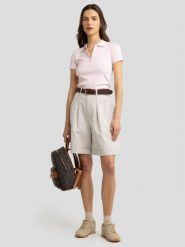 Koszulka damska polo prążkowana różowa Rafaela 600. Czerwone t-shirty sportowe BIG STAR, l, z aplikacjami, z materiału, bez ramiączek. Za 119.99 zł.