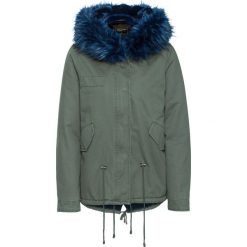 Kurtka parka bonprix oliwkowo-niebieski. Kurtki marki bonprix. Za 129.99 zł.