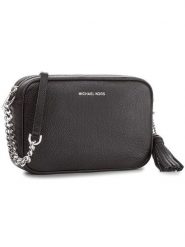 MICHAEL Michael Kors Torebka Ginny 32F7SGNM8L Czarny. Czarne torebki klasyczne MICHAEL Michael Kors, bez wzorów, ze skóry, bez dodatków. Za 819.99 zł.