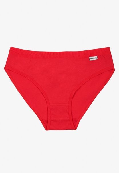 Czerwone Gładkie Majtki Figi z Bawełny Laniriela. Czerwone figi Born2be, bez wzorów, z bawełny. Za 4.99 zł.