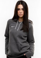 Bluza fitness damska Nike WMNS Park 20 Fleece. Białe bluzy Nike, xl, bez wzorów, z bawełny, klasyczne, bez ramiączek, z kapturem. Za 229.99 zł.