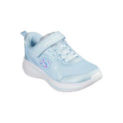 Buty SKECHERS WAVE 92 Niebieski. Białe buty trekkingowe Skechers, bez wzorów, z tkaniny, bez zapięcia, trekkingowe. Za 170.99 zł.