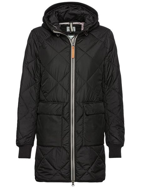 Camel Active Płaszcz pikowany w kolorze czarnym rozmiar: 38. Czarne płaszcze Camel Active, bez wzorów, bez kaptura. Za 362.85 zł.