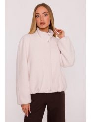 Made of emotion Kurtka przejściowa w kolorze beżowym rozmiar: L/XL. Brązowe kurtki Made Of Emotion, l, bez wzorów, bez kaptura. Za 309.99 zł.