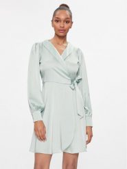 Vila Sukienka koktajlowa Ravenna 14084510 Zielony Regular Fit. Zielone sukienki Vila, bez wzorów, z syntetyku, wizytowe, bez kołnierzyka, bez ramiączek. Za 149.99 zł.