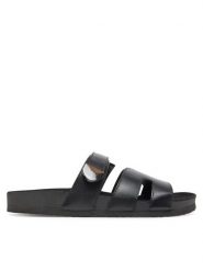 Lasocki Klapki CEO-GRD-22010-02 Czarny. Czarne klapki Lasocki, bez wzorów, ze skóry, bez obcasa, bez zapięcia. Za 139.99 zł.