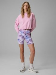 4F Legginsy krótkie dzianinowe damskie - multikolor M. Legginsy 4f, bez wzorów, z dzianiny, krótkie. Za 79.99 zł.