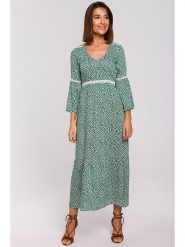 Stylove Sukienka w kolorze zielonym rozmiar: L. Zielone sukienki Stylove, l, bez wzorów, z koronki, bez kołnierzyka, bez ramiączek, maxi. Za 200.95 zł.