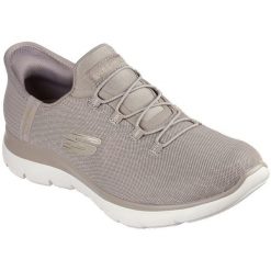 Buty sportowe damskie Skechers Summits classy Night. Szare buty sportowe lifestyle Skechers, bez wzorów, sportowe, bez zapięcia, skechers sport. Za 390.00 zł.