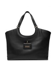 LOVE MOSCHINO Torebka JC4391PP0NKN0000 Czarny. Czarne shopper bag Love Moschino, bez wzorów, ze skóry, bez dodatków. Za 819.99 zł.