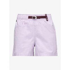 Spodenki wspinaczkowe damskie Black Diamond Ethos Shorts. Czerwone szorty Black Diamond, bez wzorów, sportowe. Za 193.99 zł.