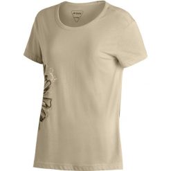 Damska koszulka z okrągłym dekoltem Maier Sports Jordine. Brązowe t-shirty sportowe Maier Sports, bez wzorów, z bawełny, bez ramiączek, na fitness i siłownię. Za 271.00 zł.