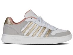 Buty sportowe K-Swiss COURT PALISADES (96931-091-M). Białe buty treningowe K-SWISS, bez wzorów, bez zapięcia, na fitness i siłownię. Za 129.00 zł.
