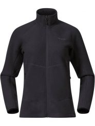 Bergans Kurtka polarowa w kolorze czarnym rozmiar: M. Czarne kurtki Bergans, m, bez wzorów, z polaru, bez kaptura. Za 463.38 zł.