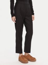 Weekend Max Mara Spodnie materiałowe Caldaia 2525136152 Czarny Regular Fit. Czarne spodnie materiałowe Weekend Max Mara, bez wzorów, z materiału. Za 899.99 zł.
