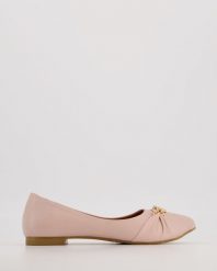 BALERINY Z OZDOBĄ 030262068 CAMEO. Baleriny Venezia, z aplikacjami, ze skóry, bez obcasa, bez zapięcia. Za 199.00 zł.