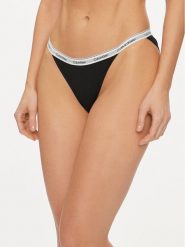 Calvin Klein Underwear Figi klasyczne 000QD5215E Czarny. Czarne figi Calvin Klein Underwear, bez wzorów, z bawełny. Za 49.99 zł.
