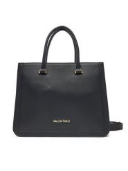 Valentino Torebka Ivy VBS8NR04 Czarny. Czarne torebki klasyczne Valentino, bez wzorów, ze skóry, bez dodatków. Za 379.99 zł.