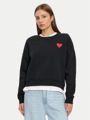 Vero Moda Bluza Maly 10329164 Czarny Oversize. Czarne bluzy Vero Moda, s, bez wzorów, z bawełny, bez kaptura. Za 69.99 zł.
