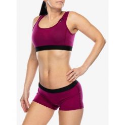 Biustonosz termoaktywny Sensor Merino Active Bra. Fioletowe bielizna termoaktywna damska Sensor, bez wzorów. Za 135.99 zł.