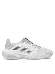 Adidas Buty do tenisa Barricade 13 Tennis IF0407 Biały. Białe buty treningowe adidas, bez wzorów, z materiału, bez zapięcia, tenisowe. Za 409.99 zł.