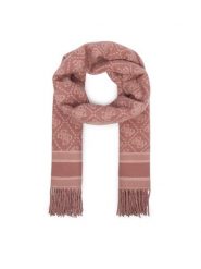 Guess Szalik AW5665 POL03 Różowy. Czerwone szaliki i kominy Guess, z aplikacjami, z poliesteru. Za 194.99 zł.
