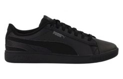 Buty do chodzenia damskie Puma Vikky V3 Lth. Czarne buty treningowe Puma, bez wzorów, z kauczuku, bez zapięcia, trekkingowe, puma vikky. Za 234.00 zł.