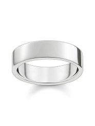 Thomas Sabo Srebrny pierścionek rozmiar: 50. Szare pierścionki thomas sabo, srebrne. Za 79.77 zł.
