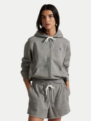 Polo Ralph Lauren Bluza 211971699004 Szary Relaxed Fit. Szare bluzy Polo Ralph Lauren, l, bez wzorów, bez ramiączek, bez kaptura. Za 879.99 zł.