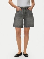 Vero Moda Szorty jeansowe Wien 10341837 Szary Relaxed Fit. Szare szorty Vero Moda, bez wzorów, z bawełny. Za 159.99 zł.