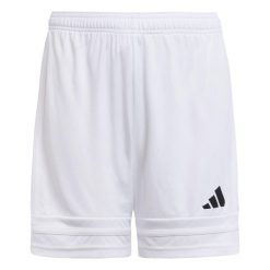 Szorty dla dzieci adidas Squadra25. Białe szorty adidas, bez wzorów, z poliesteru, sportowe. Za 67.99 zł.