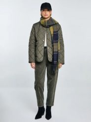 Kurtka damska bomber pikowana khaki Arona 303. Zielone kurtki BIG STAR, l, bez wzorów, z dzianiny, bez kaptura. Za 329.99 zł.