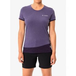 Koszulka szybkoschnąca damska Vaude Sveit Shirt. Fioletowe t-shirty sportowe Vaude, bez wzorów, bez ramiączek. Za 167.99 zł.