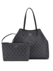 Guess Shopper bag w kolorze antracytowym - 40 x 34 x 20 cm rozmiar: onesize. Czarne shopper bag Guess, z aplikacjami, z materiału, na ramię, bez dodatków. Za 522.45 zł.