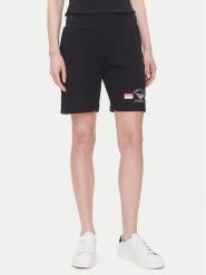 Emporio Armani Underwear Szorty sportowe EW000496 AF10882 UC001 Czarny Loose Fit. Czarne szorty sportowe Emporio Armani Underwear, bez wzorów, z bawełny. Za 239.99 zł.