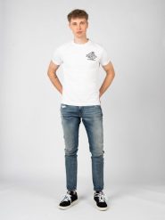 Diesel Jeansy "D-Strukt" | A03558-09E15 | Kobieta | Niebieski. Niebieskie jeansy Diesel, s, bez wzorów, z bawełny, eleganckie. W wyprzedaży za 549.00 zł.