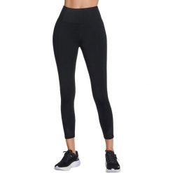 Rajstopy damskie Skechers Tempo 78 High Waisted Legging. Czarne rajstopy Skechers, bez wzorów, z nylonu. Za 249.99 zł.