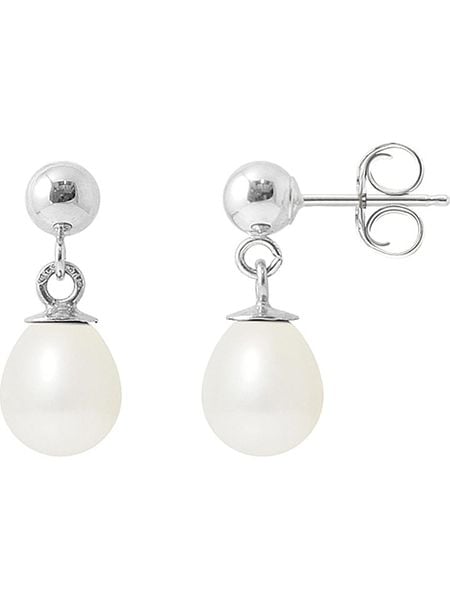 Pearline Srebrne kolczyki-wkrętki z perłami rozmiar: onesize. Białe kolczyki Pearline, z perłą, srebrne. Za 217.99 zł.