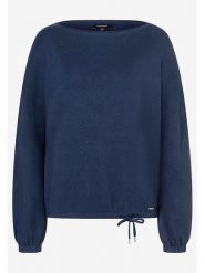 More & More Sweter w kolorze granatowym rozmiar: 38. Niebieskie swetry More & More, bez wzorów, bez ramiączek. Za 128.25 zł.