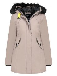 ANAPURNA Parka "Cherifana" w kolorze szarobrązowym rozmiar: S. Brązowe płaszcze ANAPURNA, s, bez wzorów, bez kaptura. Za 197.63 zł.