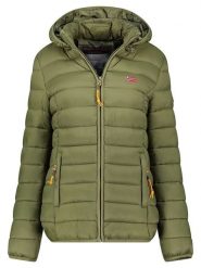 Geographical Norway Kurtka pikowana "Atikolor" w kolorze zielonym rozmiar: XL. Zielone kurtki Geographical Norway, xl, bez wzorów, bez kaptura. Za 215.98 zł.