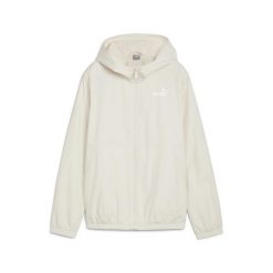 Damska wiatrówka Essentials Solid PUMA Alpine Snow White. Białe kurtki przejściowe sportowe Puma, s, bez wzorów, bez kaptura, do biegania. Za 155.99 zł.