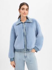 Liu Jo Collection kurtka dżinsowa typu teddy Kobiety Sztuczne włókno niebieski, 40. Niebieskie kurtki Liu Jo Collection, bez wzorów, z włókna, bez kaptura. Za 1,249.95 zł.